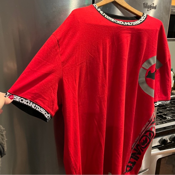 Ecko Unltd RED black white SPELLOUT T Shirt World Famous Rhino Brand men 2XL Art - Picture 6 of 16